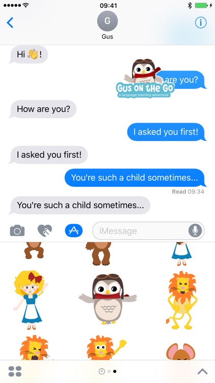 Gus on the Go: Stickers Volume 1