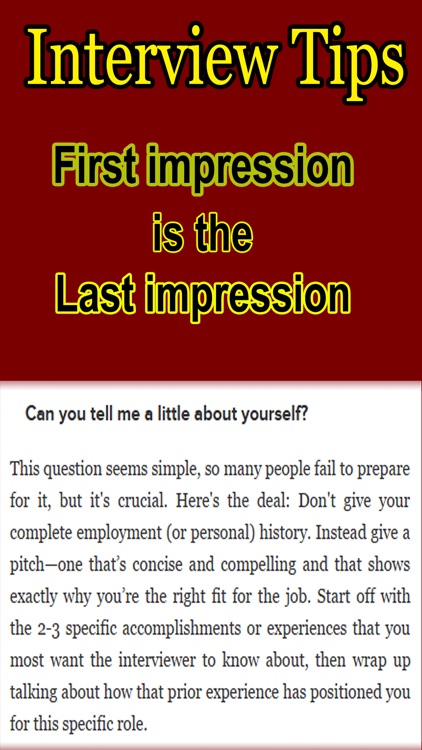 Interview Tips screenshot-4
