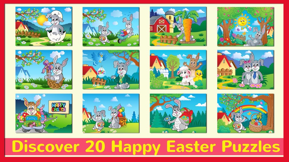 Happy Easter Jigsaw Puzzles HD Games Free For Kids - 1.0.1 - (iOS)