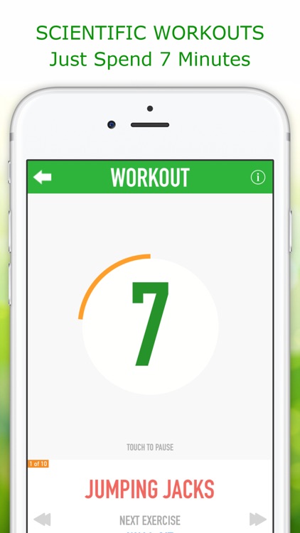 7 minutes workout schedule - Cardio for fat loss