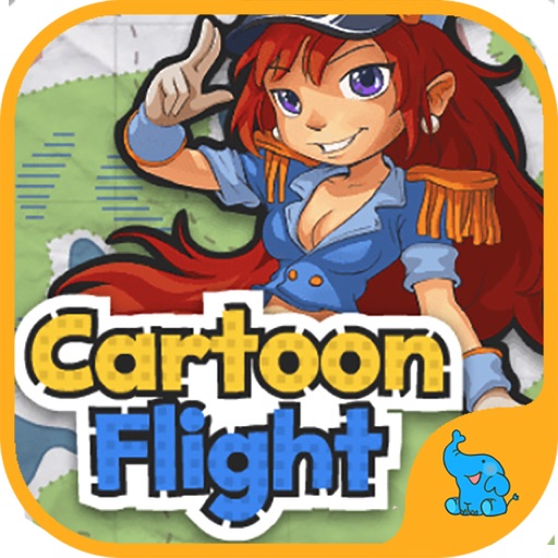 Cartoon Jet Fighter Icon