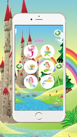 Game screenshot Русалка Книжка-Раскраска Для Детей Учимся Рисовать apk