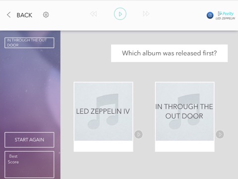 Peelty - Led Zeppelin Edition screenshot 3
