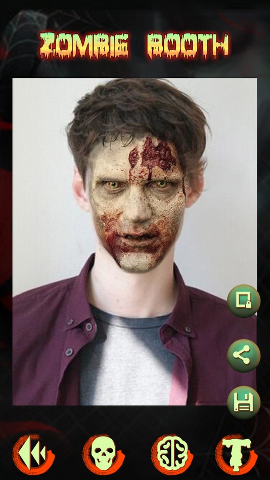 Zombie Face Camera - You Halloween Makeup Maker - 2.1 - (iOS)