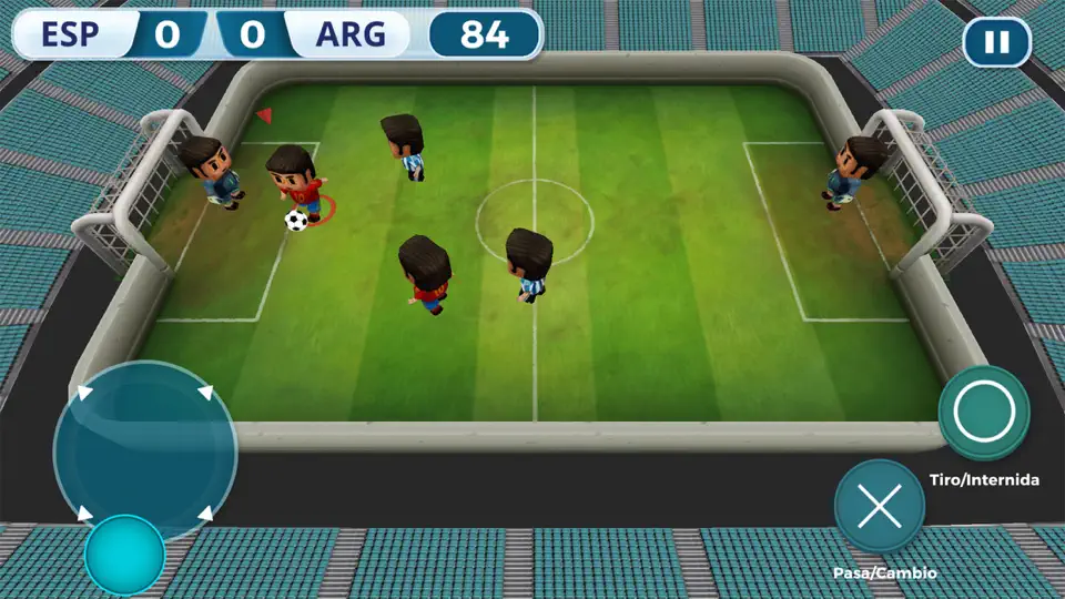 Captura de pantalla de Tap Soccer Partido De Fútbol en iPhone 2