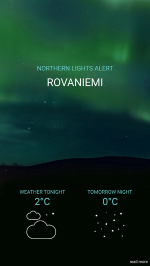 Northern Lights Alert Rovaniemi(圖1)-速報App