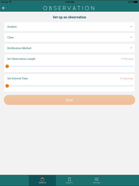 Screenshot #6 pour My Student Observation App