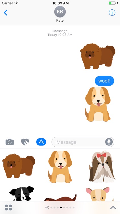 Cute Dogs Stickers