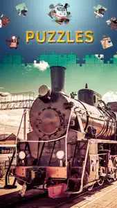 Train Jigsaw Puzzle Games Free screenshot #2 for iPhone