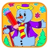 Kids Frozen Snow Man Game Coloring Book Version