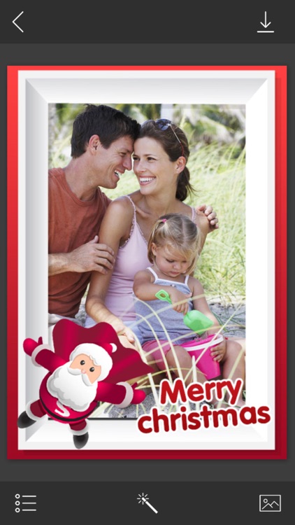 Holiday Xmas HD Photo Frame - Design scrapbook