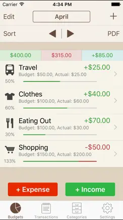 My Budgets iPhone image 3