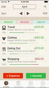 My Budgets screenshot #3 for iPhone