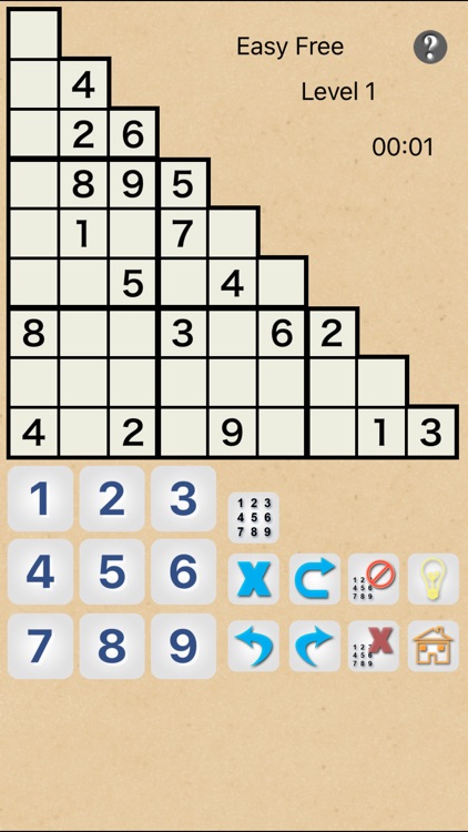 Half Sudoku - new challenging sudoku variation screenshot-3