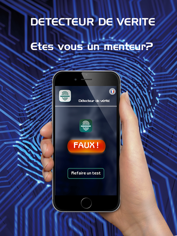 Screenshot #6 pour Détecteur de mensonges - Test d'empreintes gratuit