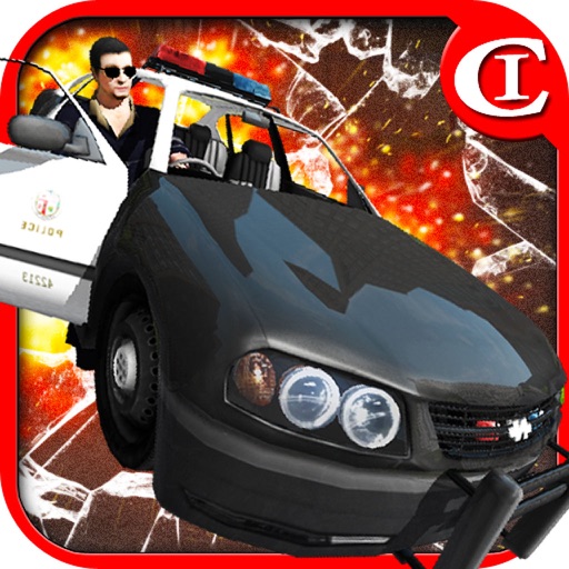 Crazy Cop-Chase&Smash 3D Plus icon