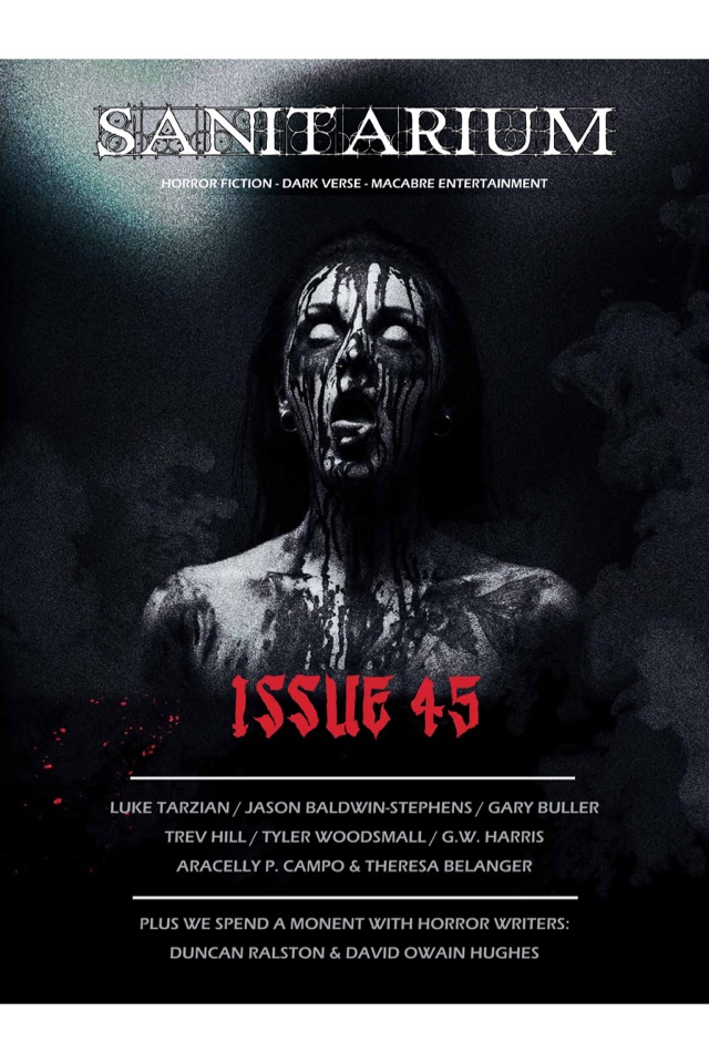 Sanitarium Magazine: Horror Fiction, Dark verse and Macabre Entertainment screenshot 4