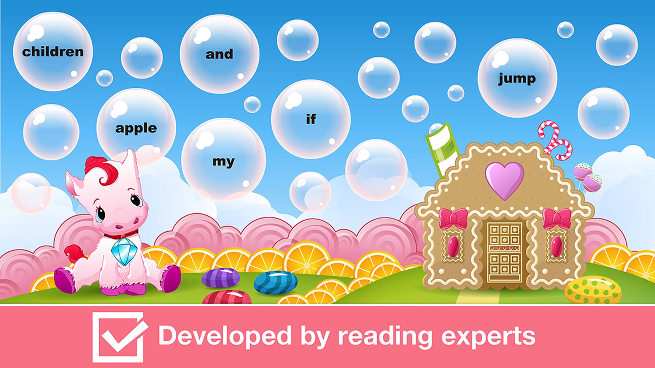 Sight Words Games in Candy Land - Reading for kids