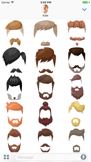 Hairstyles - Stickers for iMessage(圖1)-速報App