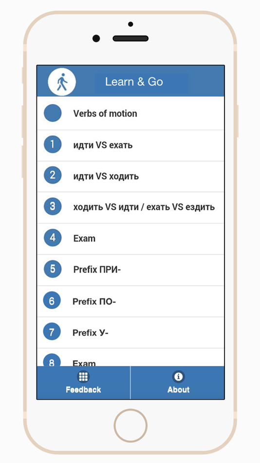 #1. Learn&Go (iOS) Podle: Andrey Baranchikov