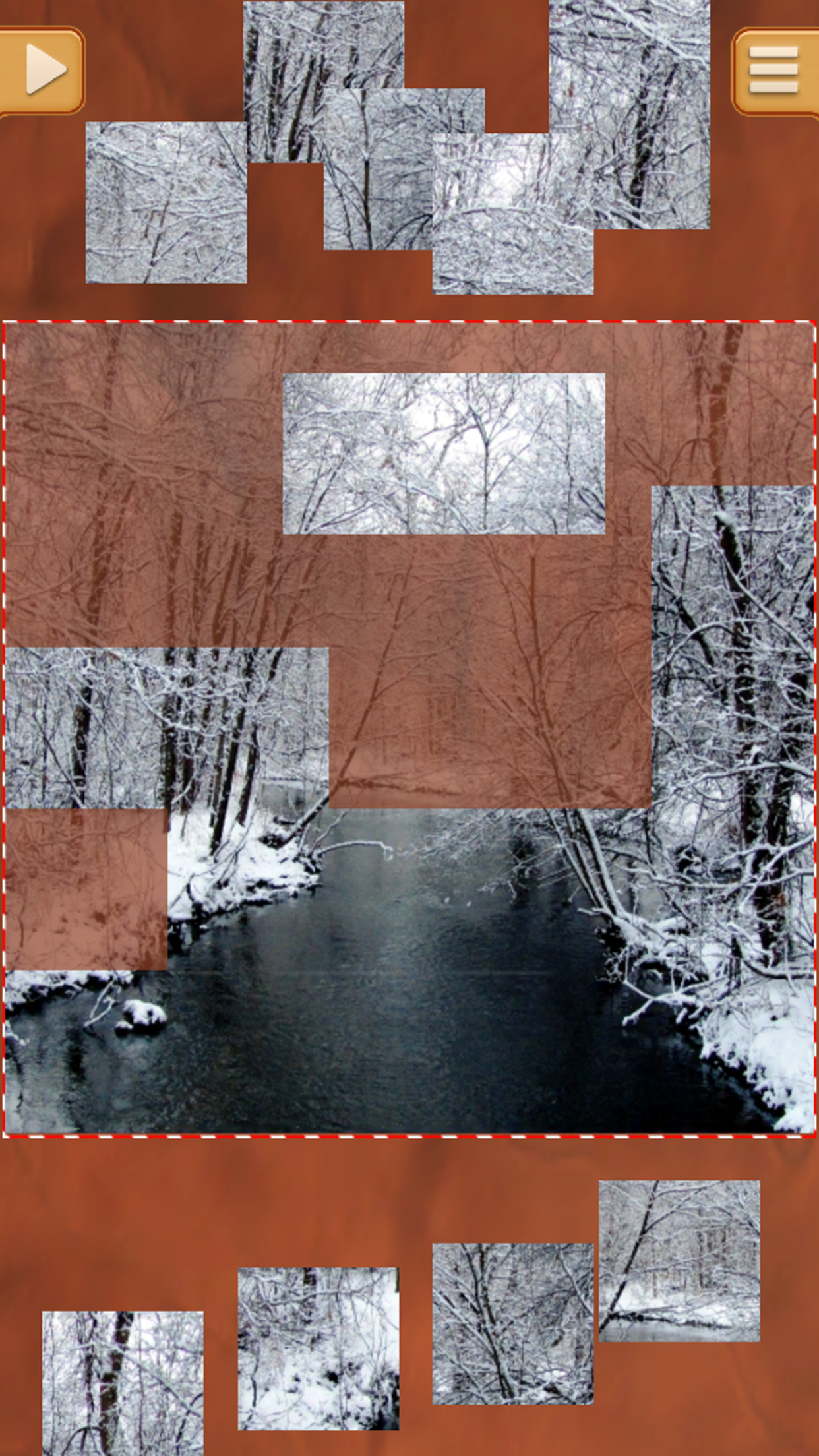 Snow Landscape Puzzle Game - Winter Jigsaw Puzzles screenshot 3