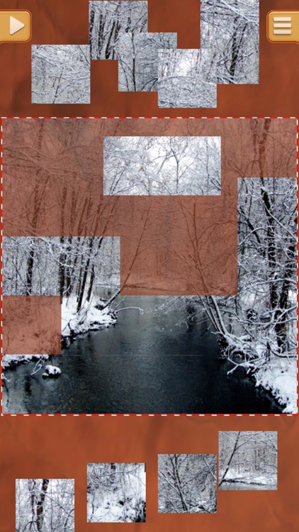 Snow Landscape Puzzle Game - Winter Jigsaw Puzzles