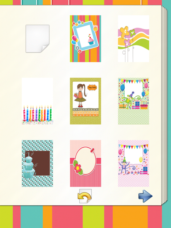 Birthday Card Creator iPad screenshot 4 - Entertainment app