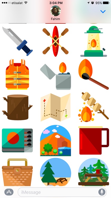 Camping Stickers screenshot-3