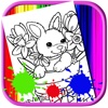 Peppa Bunny Rabbit The First Coloring Book Game