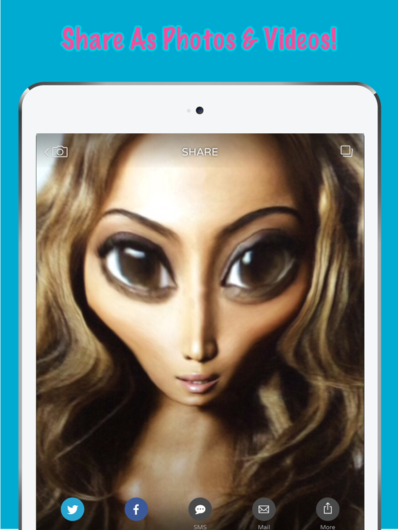 Screenshot #4 for Face Warp Live