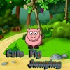 Cute Pig Jumping