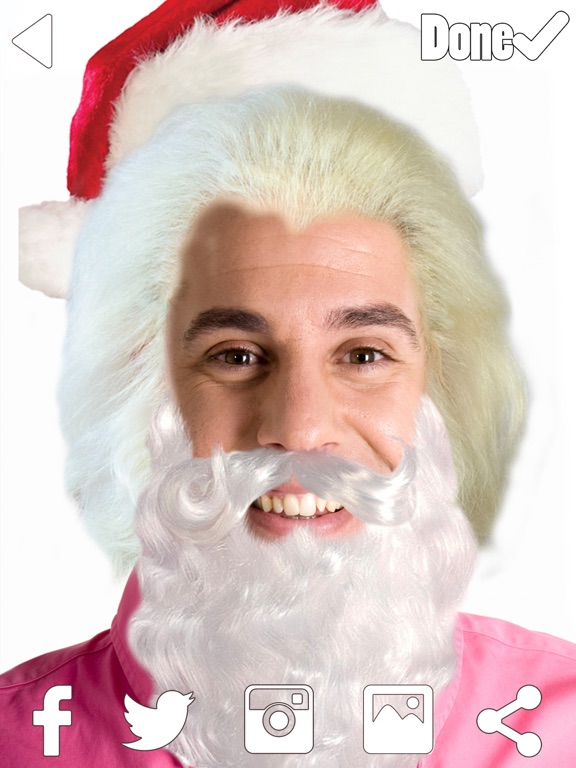 Christmas Barber Shop - Grow Santa Claus Beard iPad screenshot