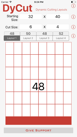 DyCut - Dynamic Cutting Layouts