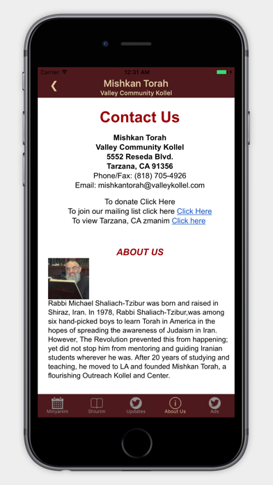 App screenshot