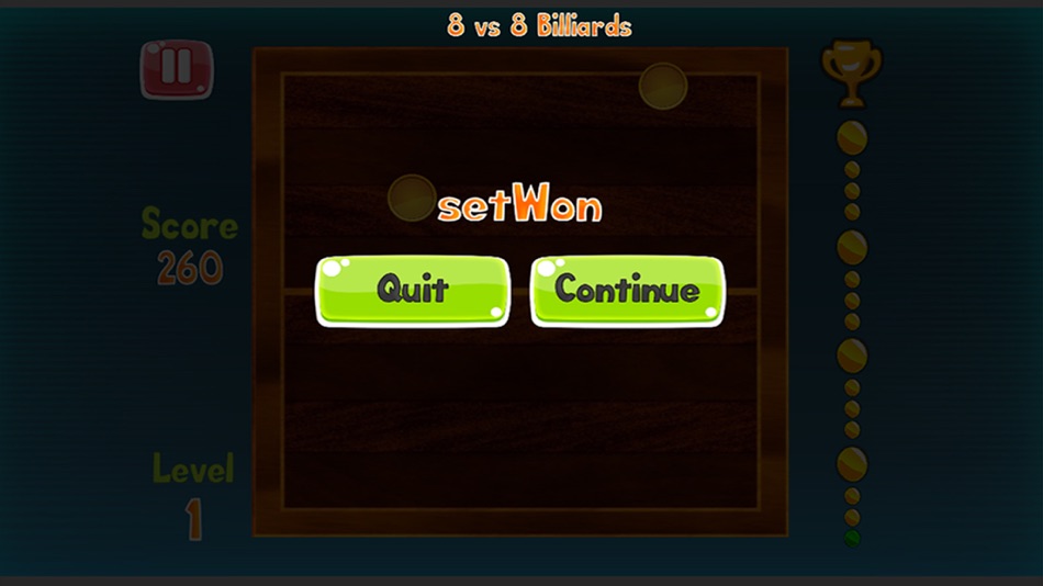 #3. 8 vs 8 Pool : 8 Ball Pool Game (iOS) Podle: Lime Soda Games