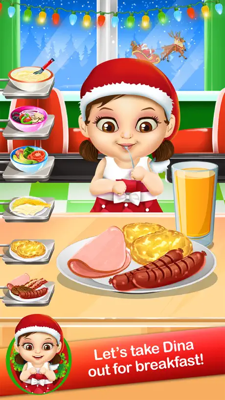 My Dina Food Maker Cooking Christmas Games