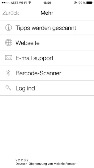 Screenshot von Digit-Eyes Lite auf dem iPhone 4