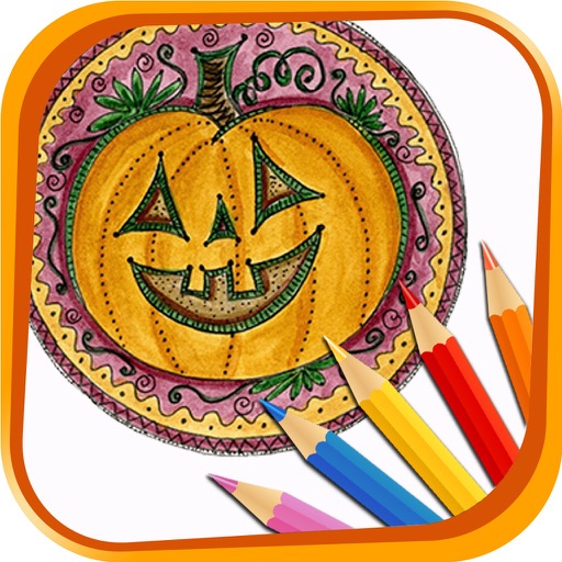 Helloween Mandala Coloring Book iOS App