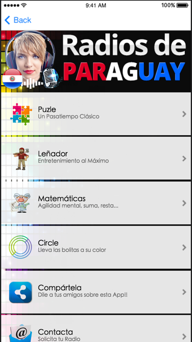Screenshot #1 pour Emisoras Paraguay