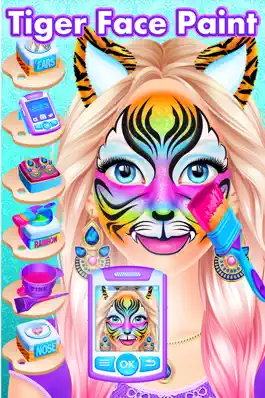 Game screenshot Face Painting & Makeup Girls Party Salon - Kid Spa mod apk