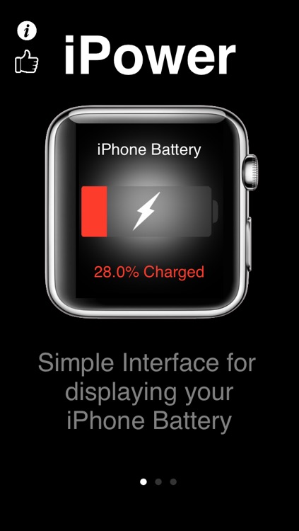 iPower - Glance Battery Usage On Watch