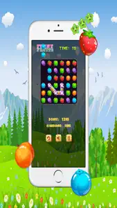 Funny Fruits Match Three - Free Matching 3 Games screenshot #3 for iPhone