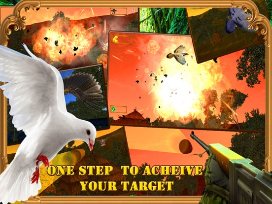 Jungle bird hunter 3d - free shooting game iPad screenshot