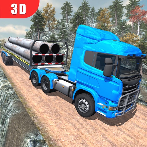 Off Road Trailer Truck Driver icon