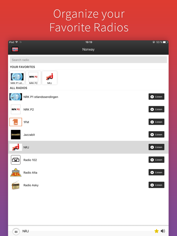 Screenshot #5 pour Radios Norvège - Radio Norge - Radioer NO