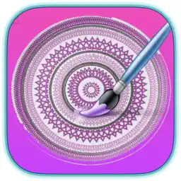 Mandala coloring book - for adults app icon