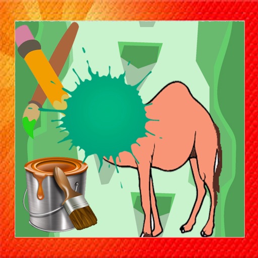 Color For Kids Game Joe Camel Version iOS App
