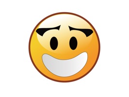 Put a smile on anything with this sticker pack of big smiley emojis