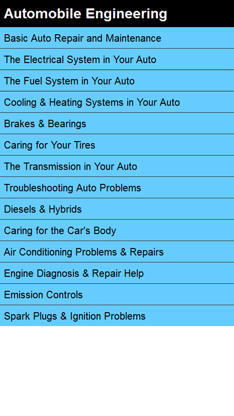 Automobile Engineering screenshot 1