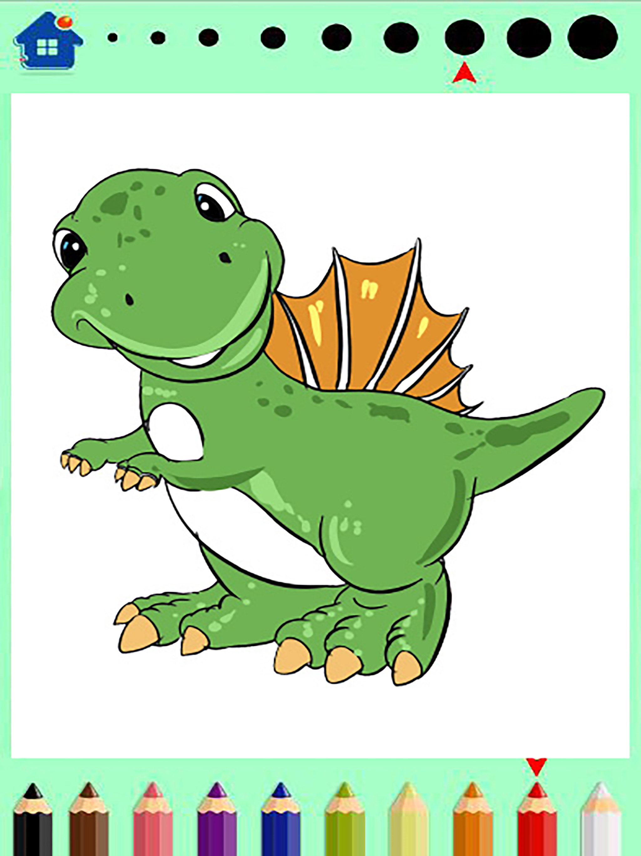 Dinosaur Coloring Book - Dino Finger Paint screenshot 5